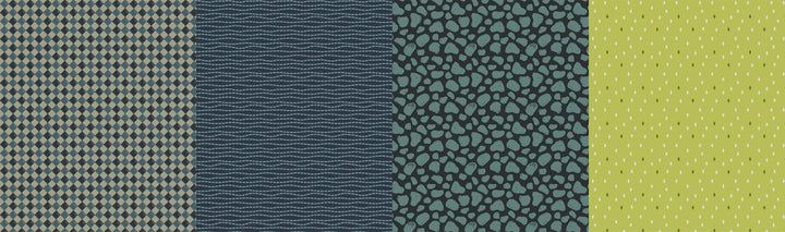 Jen Kingwell, Greenstone 18220-11 Lollies Bottled cotton fabric