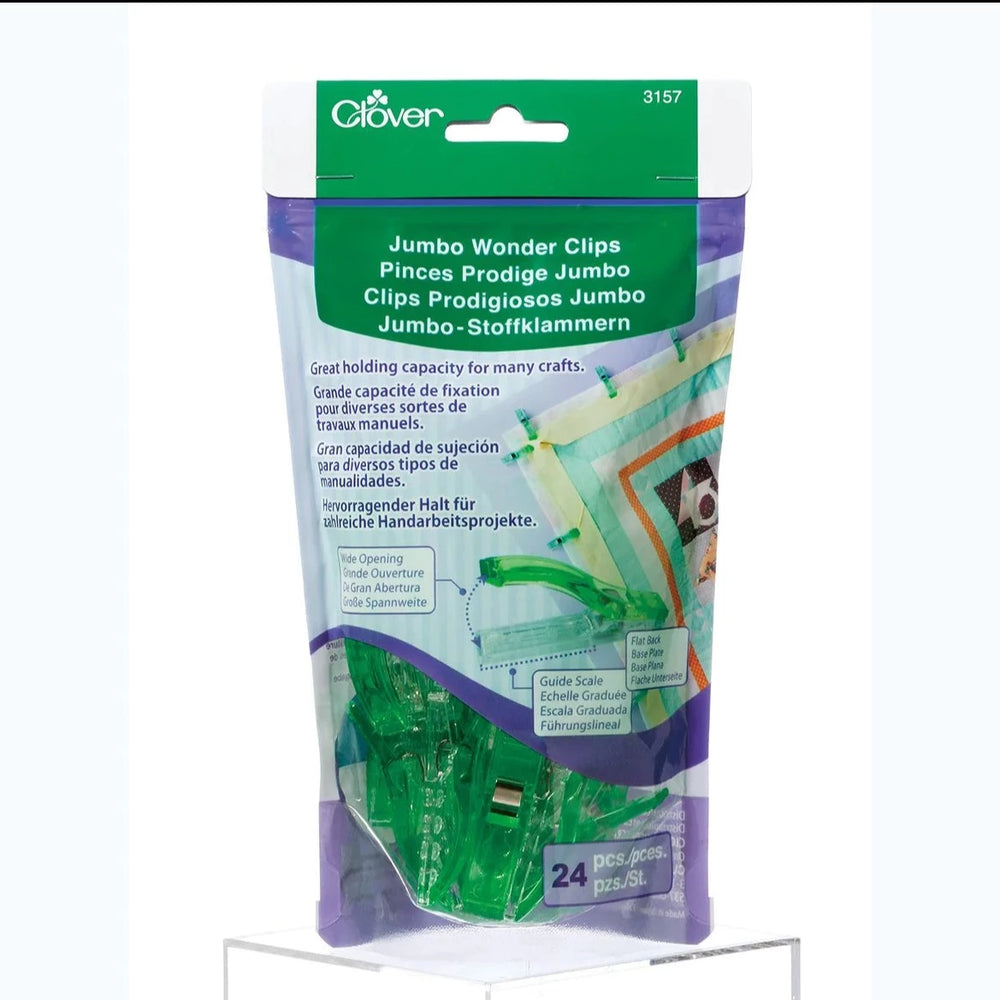 Clover Jumbo Wonder Clips 3157 jättiklipsit 24kpl