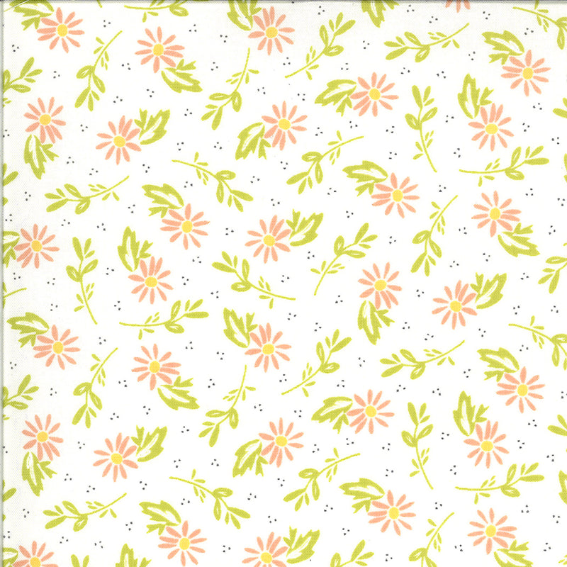 Sherri&Chelsi - Happy Days Dainty Ivory 37601-11 puuvillakangas