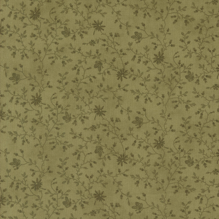 3 Sisters - Favorites Meadow Greens Fat Quarter fabric bundle (21pcs)