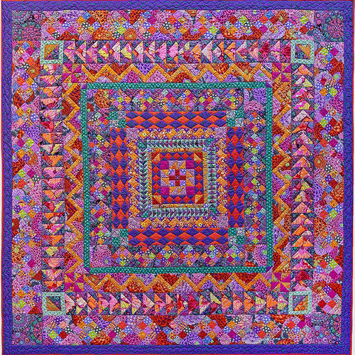 Autumn Postcard Quilt Kaffe Fassett ilmainen tilkkutyöohje (PDF)