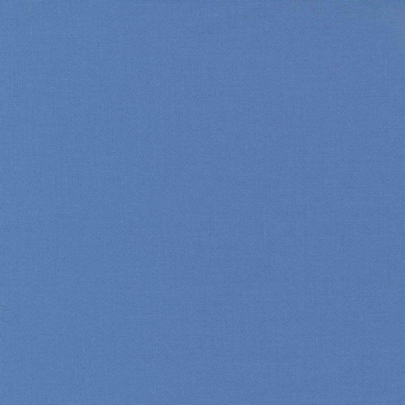 Bella Solids - 9900-122 Betty's Blue yksivärinen puuvillakangas, sininen