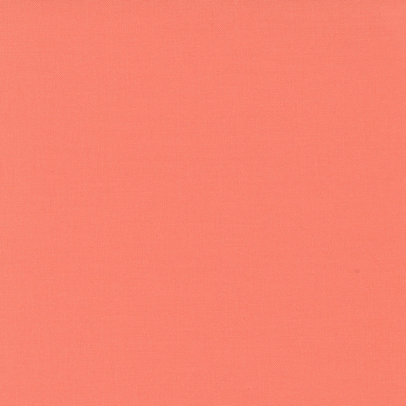 Bella Solids 9900-147 Coral yksivärinen puuvillakangas, persikka