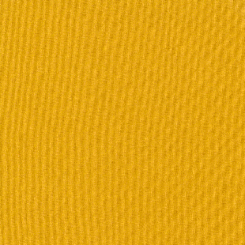 Bella Solids 9900-232 Saffron yksivärinen puuvillakangas, keltainen