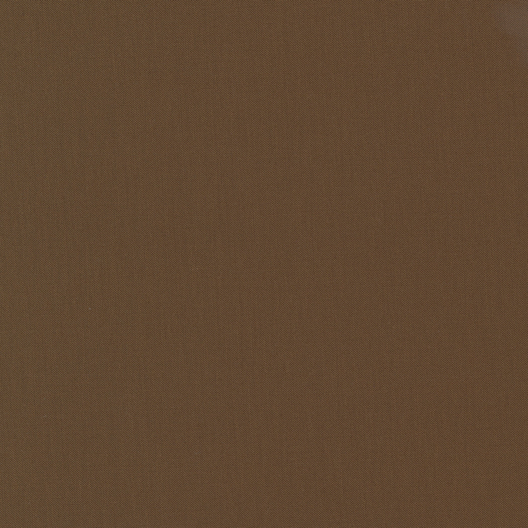 Bella Solids 9900-314 Mocha yksivärinen puuvillakangas, ruskea