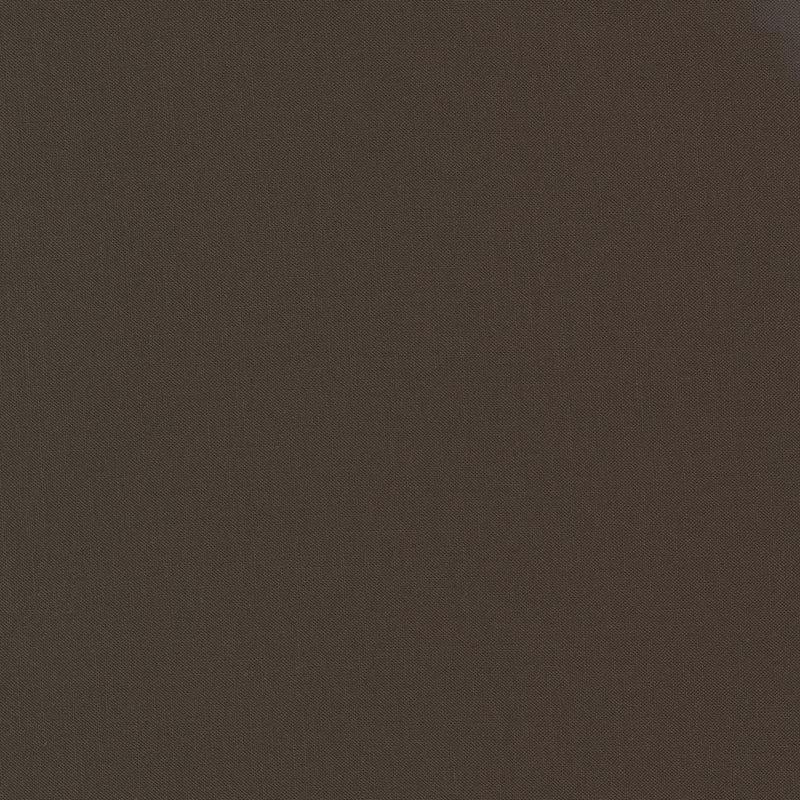 Bella Solids 9900-315 Walnut yksivärinen puuvillakangas, ruskea