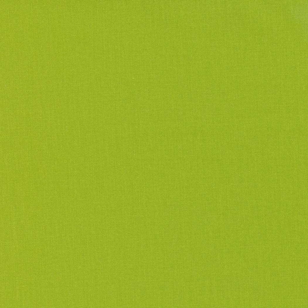 Bella Solids - 9900-369 Limeade yksivärinen puuvillakangas, vihreä