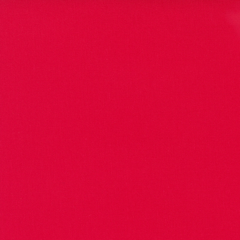 Bella Solids 9900-382 Ruby yksivärinen puuvillakangas, punainen