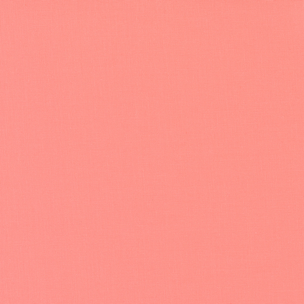 Bella Solids 9900-384 Carnation yksivärinen puuvillakangas persikka