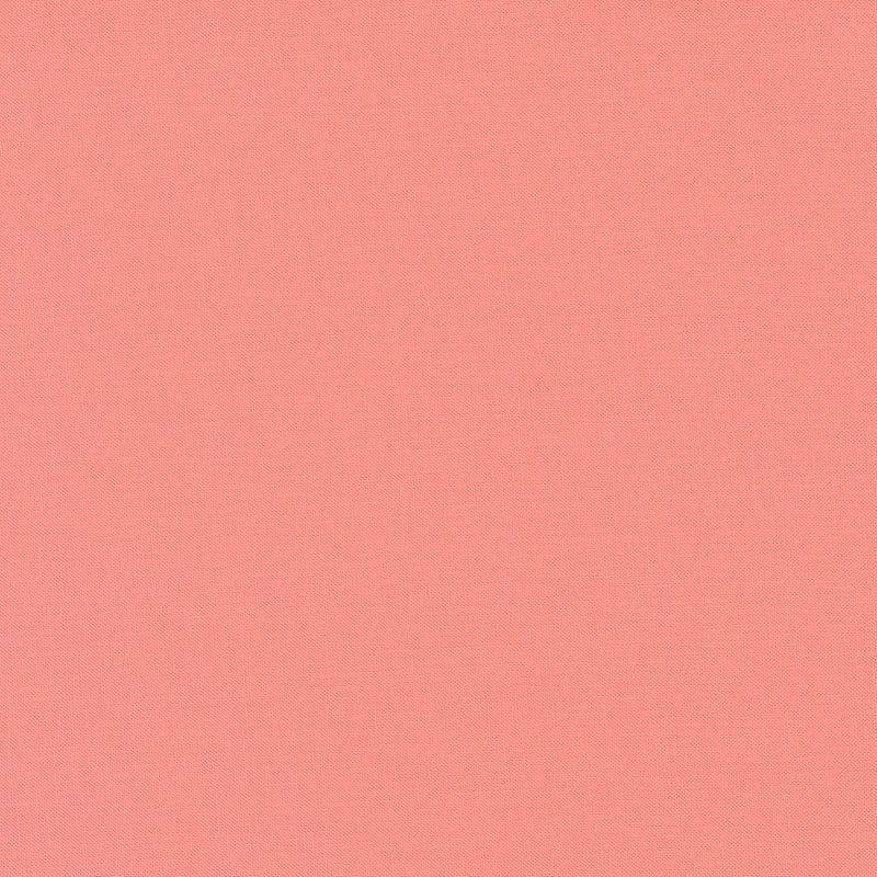Bella Solids 9900-384 Carnation yksivärinen puuvillakangas persikka