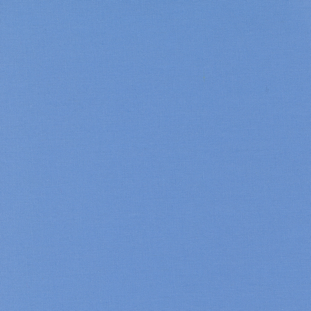 Bella Solids 9900-64 Blue yksivärinen puuvillakangas, sininen