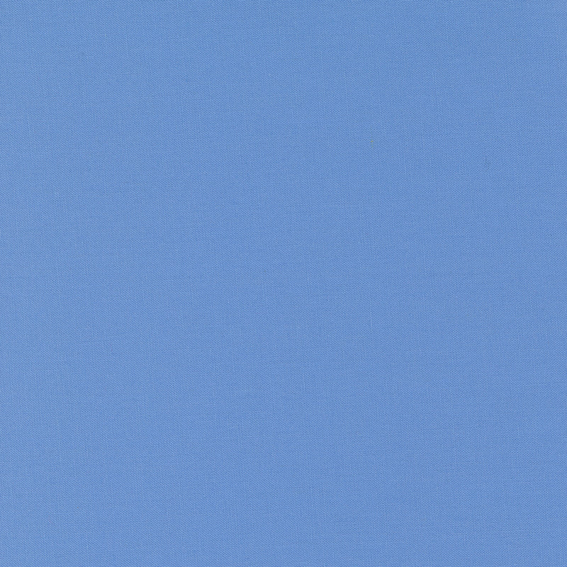 Bella Solids 9900-64 Blue yksivärinen puuvillakangas, sininen