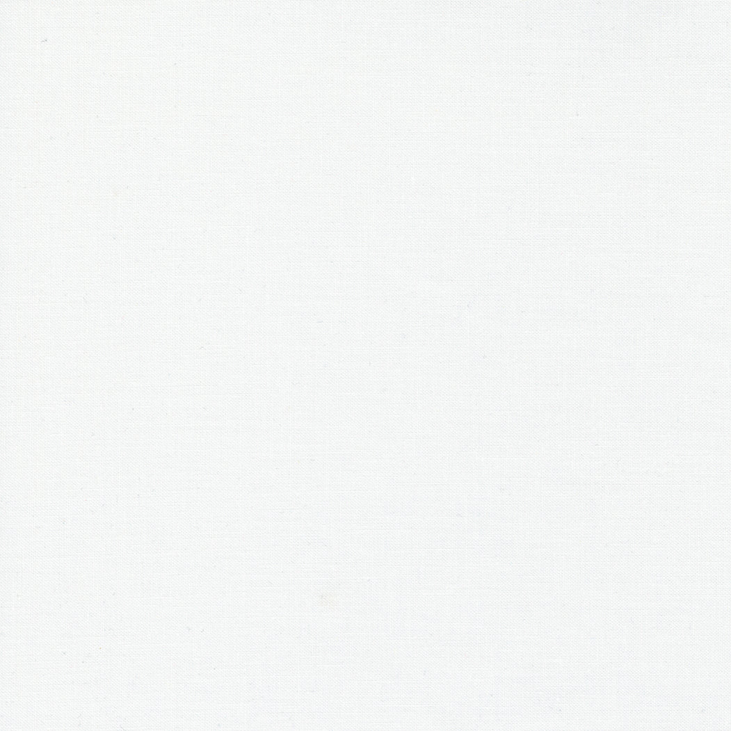 Bella Solids 9900-98 White Bleached yksivärinen puuvillakangas, valkoinen