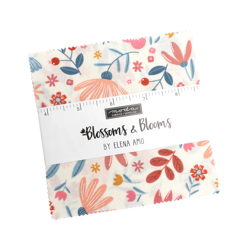 Elena Amo - Blossoms and Blooms 5" Charm kangasnippu RP-moderni