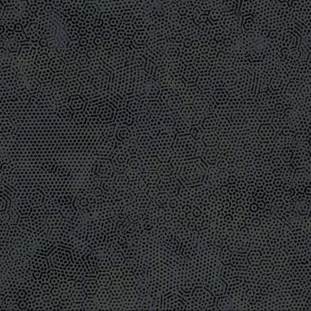 Musta puuvillakangas, jossa on hienovarainen, teksturoitu kuvio – Dimples 1867-K1 Charcoal