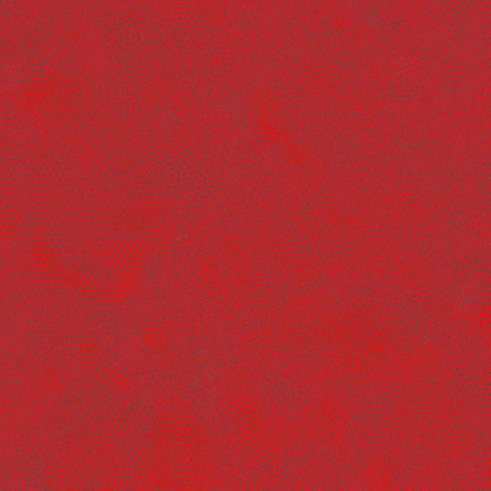 Punainen puuvillakangas, jossa on hienovarainen, teksturoitu kuvio – Dimples 1867-R1 Crimson.