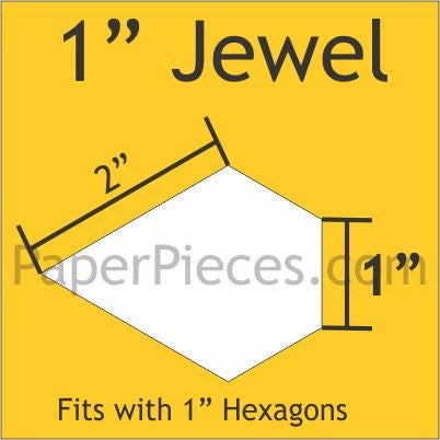 Jewel - 1 inch (2.54 cm)