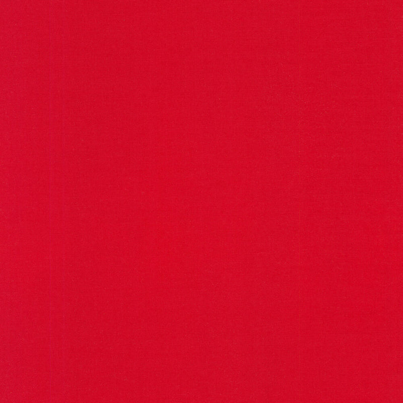 Kona Cotton Solids Red, punainen yksivärinen puuvillakangas