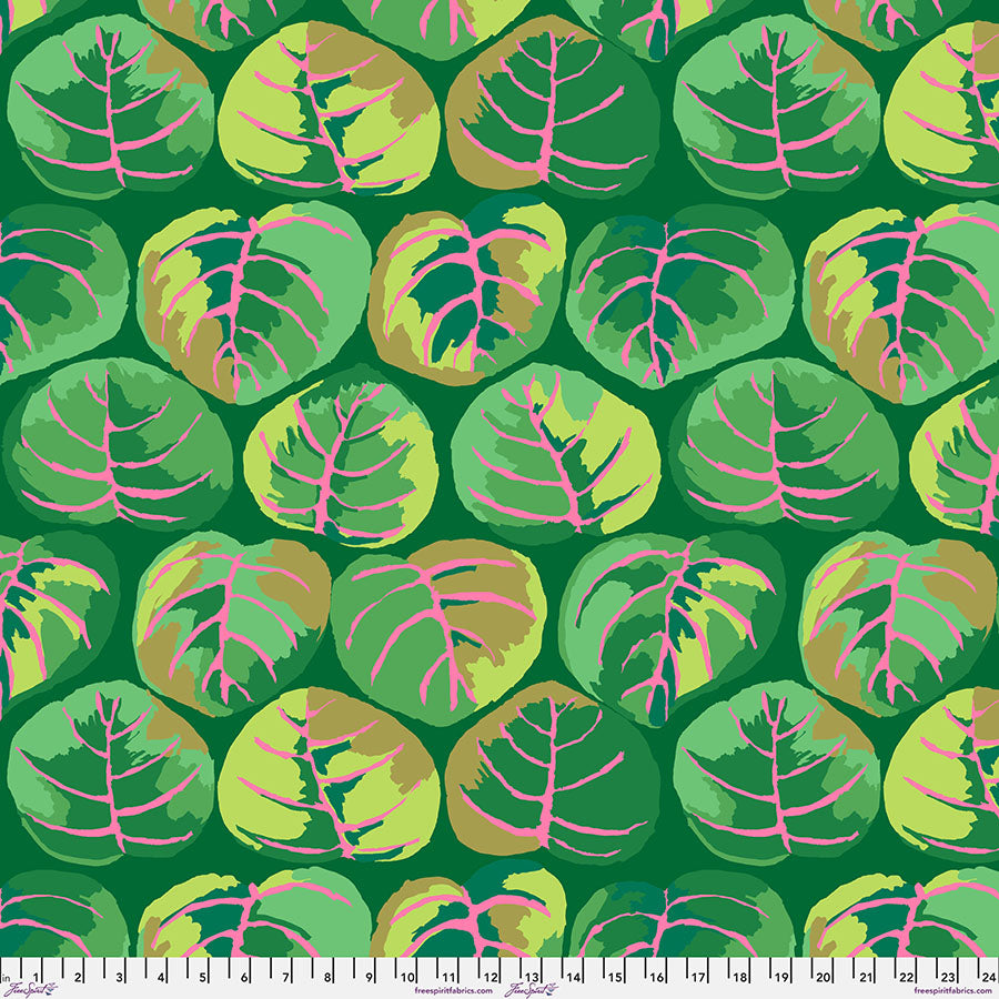 Kaffe Fassett Collective - Palm Leaves Green PWGP208.GREEN puuvillakangas
