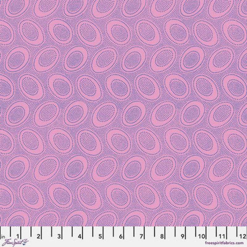 Kaffe Fassett Collective - Aboriginal Dot Whisteria PWGP071.WHISTE puuvillakangas
