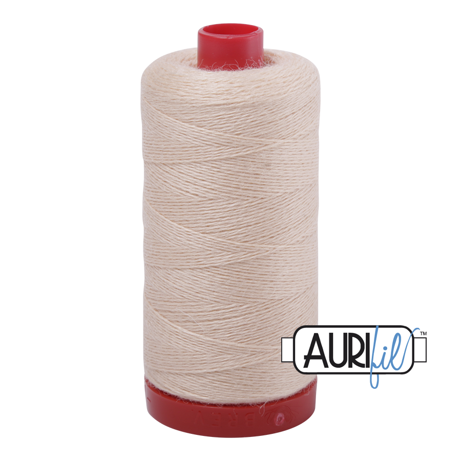 Aurifil Wool 12wt 8332 Peachy Flesh villasekoite -ompelulanka