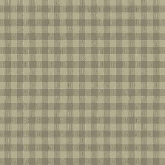 Gingham Flax beesi-vaalearuskea ruutukuosinen puuvillakangas – Laundry Basket Quilts Quiltessential kokoelma