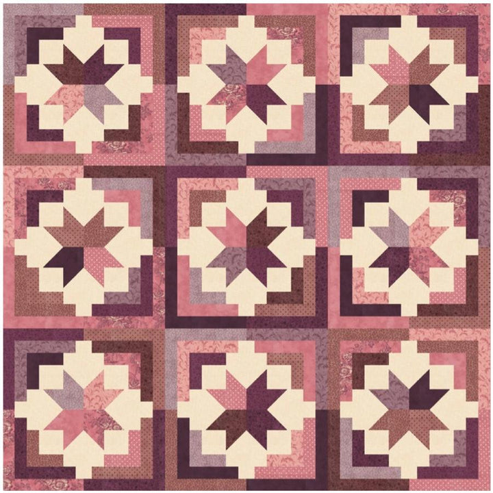 3 Sisters - Favorites Lavender Fields Fat Quarter fabric bundle (21pcs)