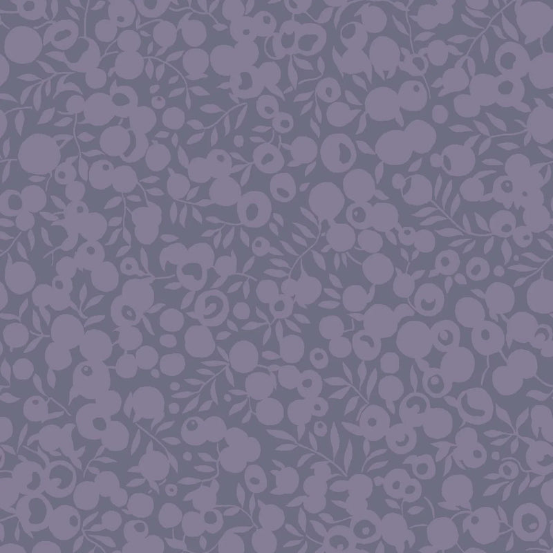 Liberty London kankaiden Wiltshire Shadow kokoelmasta Lavender kangas, mustikka kuvioille