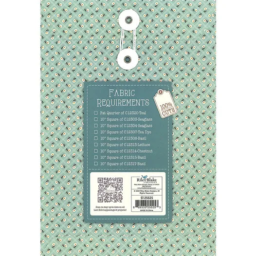 Lori Holt Prairie Quilt Seeds 2 -tilkkutyökaava – kukkablokki