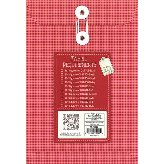 Lori Holt Prairie Quilt Seeds 3 -tilkkutyökaava – kukkablokki