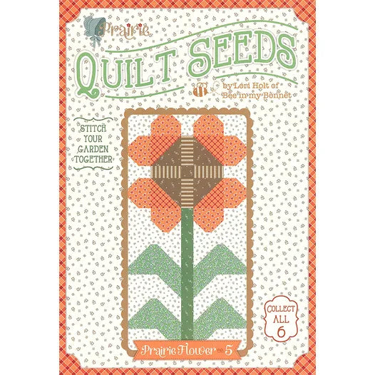 Lori Holt Prairie Quilt Seeds 5 -tilkkutyökaava – kukkablokki