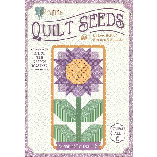 Lori Holt Prairie Quilt Seeds 6 -tilkkutyökaava – kukkablokki
