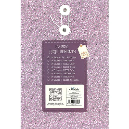 Lori Holt Prairie Quilt Seeds 6 -tilkkutyökaava – kukkablokki