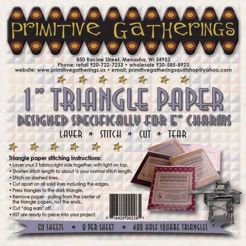 Kolmiopaperi - Triangle Paper for Charms 1" PRI-226 Media 1 of 1