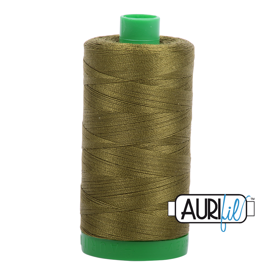 Aurifil 40wt 2887 Very Dark Olive 100% puuvilla -ompelulanka