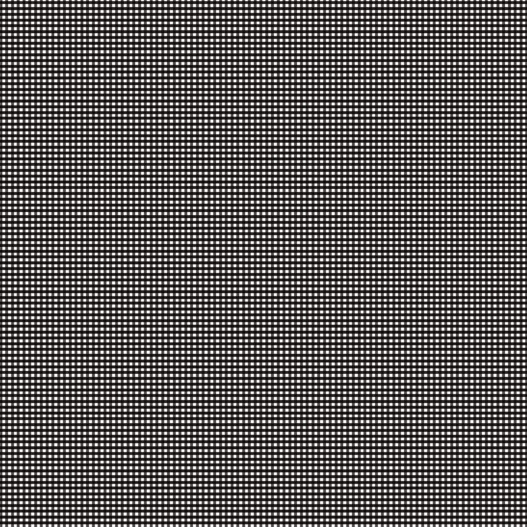 Micro Gingham Black ruudullunen puuvillakangas, musta-valkoinen ruutukuvio, täydellinen tilkkutöihin ja käsitöihin.