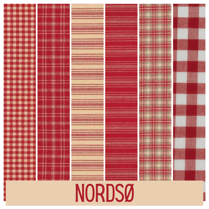 Nordsø fabric bundle - Fat Quarter, half meter or one meter