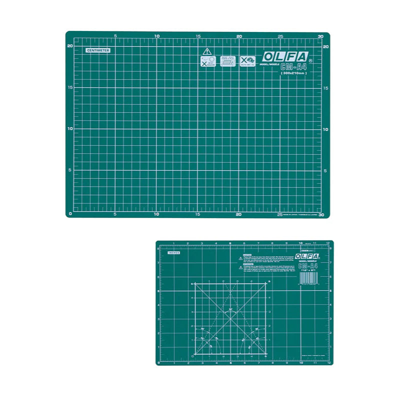 Olfa Leikkuualusta A4 30x21cm (cm+in) vihreä