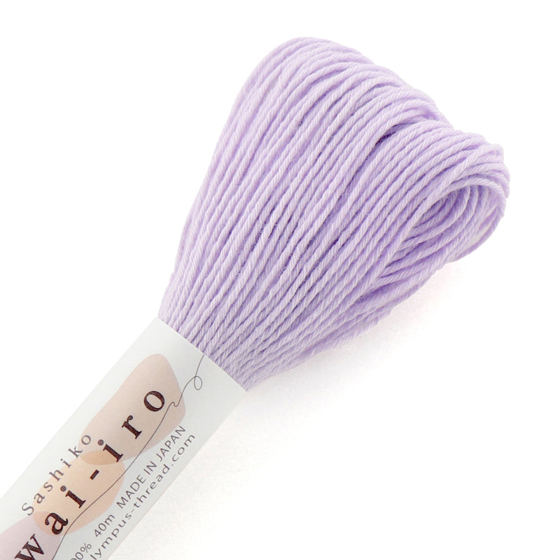 Olympus Sashiko-lanka Awai-iro A5 Lavender Sage– liila sashikolanka 40m