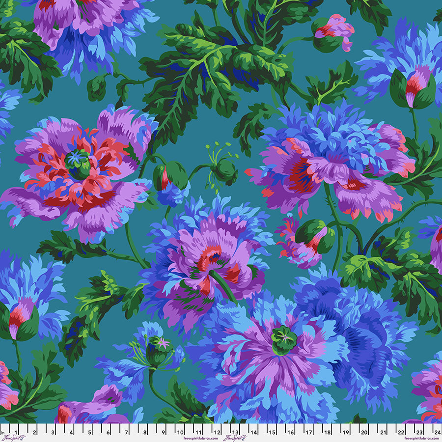 Kaffe Fassett Collective - Garden Party Blue PWPJ020.BLUE puuvillakangas