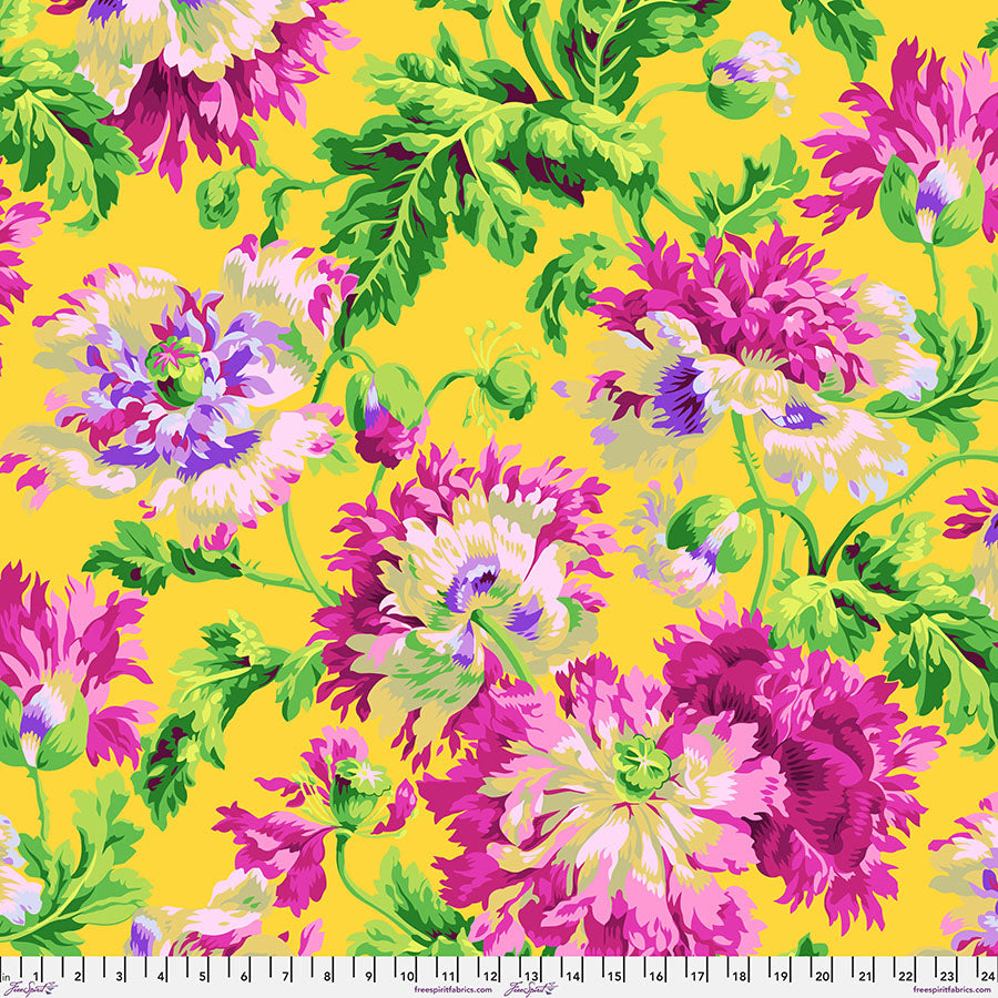 Kaffe Fassett Collective - Garden Party Yelow PWPJ020.YELLOW puuvillakangas