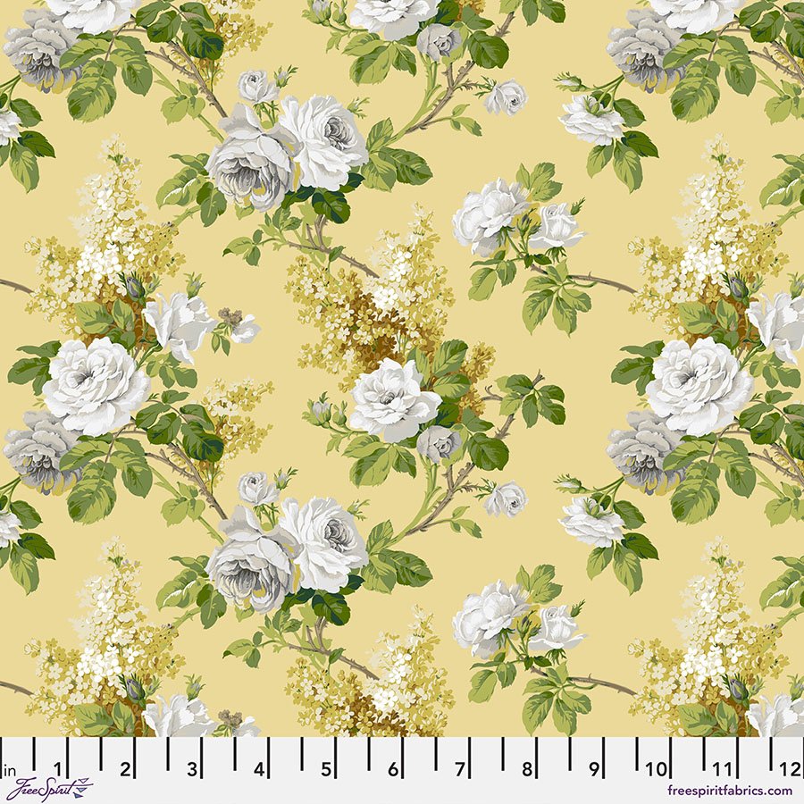 Sanderson - A Celebration of Sanderson Sorilla Small Yellow PWSA019.YELLOW cotton fabric