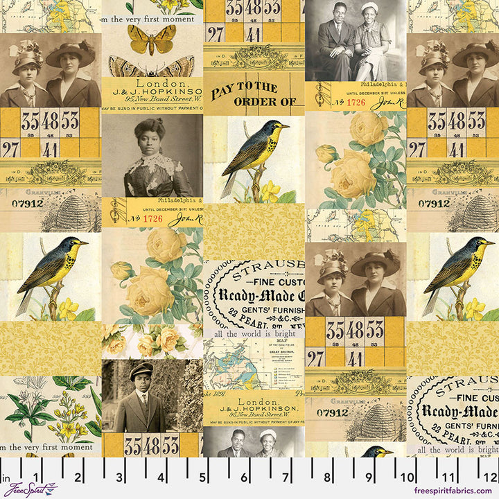 Tim Holtz Palette Keltainen FQ-nippu