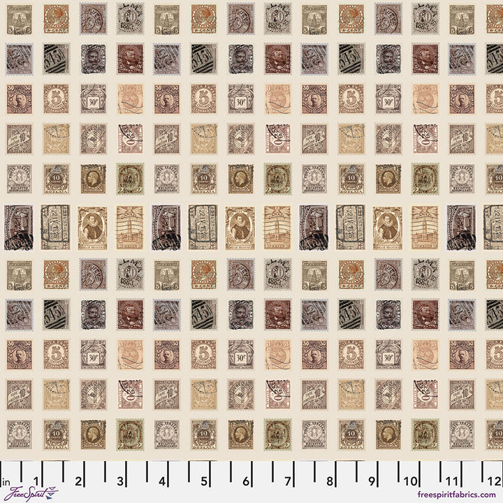 Tim Holtz Palette Naturals Fat Quarter 10 piece fabric bundle