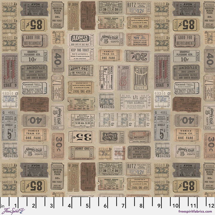 Tim Holtz Palette Naturals Fat Quarter 10 piece fabric bundle