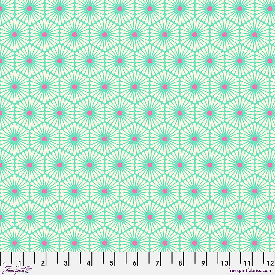 Tula Pink, Besties - Daisy Chain - Meadow PWTP220.MEADOW puuvillakangas