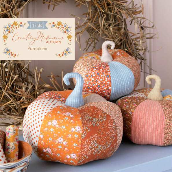 Tilda Creating Memories Autumn - Pumpkins - FREE patchwork pattern