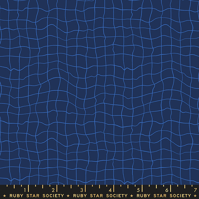 Ruby Star Society - Water RS5131-17 Pool Tiles Navy puuvillakangas