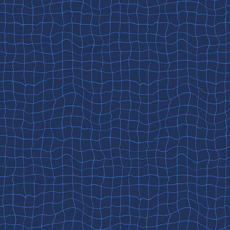 Ruby Star Society - Water RS5131-17 Pool Tiles Navy puuvillakangas
