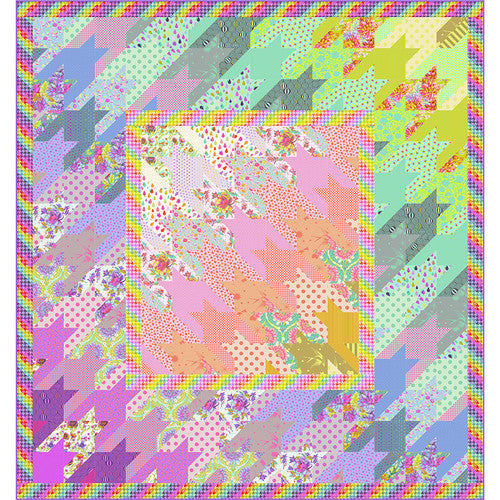Tula Pink Untamed Rainbow Regalia patchworkmönster GRATIS